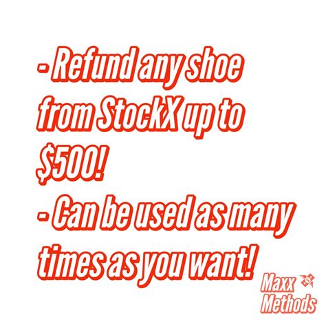 stockx refund method